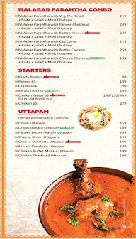 Zambar Tiffins menu 1