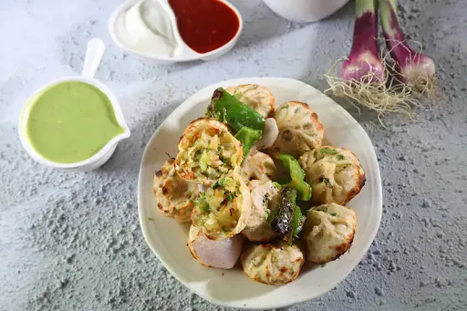 Soya Paneer Fried Momos