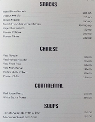 Bagol Palace menu 2