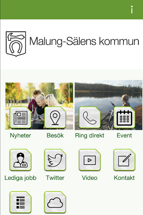 Android application Malung-Sälen screenshort