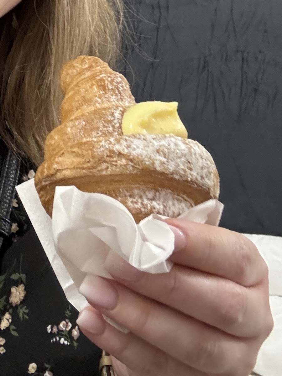 Custard croissant