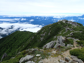 登山道に合流