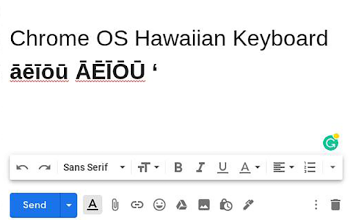 Hawaiian Keyboard