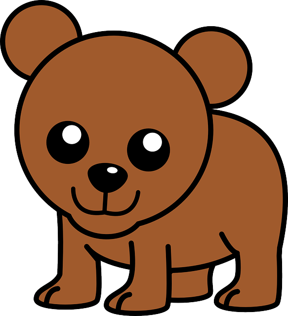 Bear, Cute, Baby, Brown,