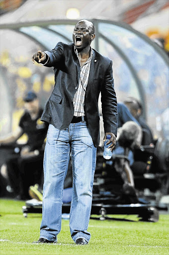 Free State Stars coach Steve Komphela has promised Sundowns a serious drubbing when the teams meet tonight at Charles Mopeli Stadium Picture: LEFTY SHIVAMBU/GALLO IMAGES