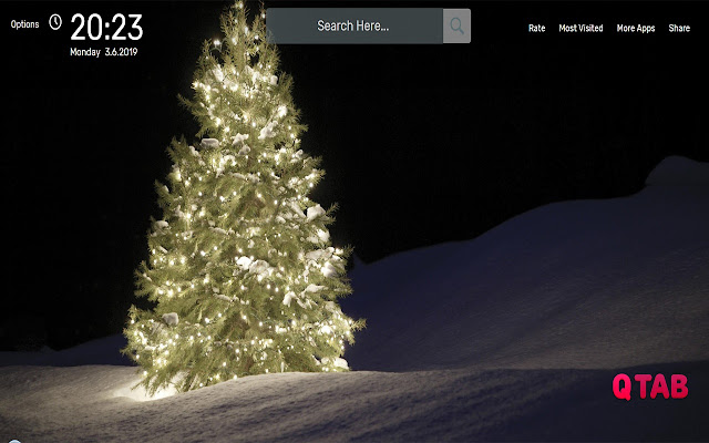 Christmas Tree Wallpapers HD Theme