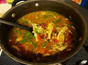 Green Chile Chicken Soup