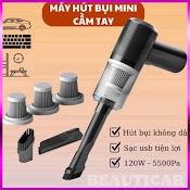 Máy Hút Bụi Cầm Tay Mini Hút Bụi Ô Tô Giường Đệm Sạc Cổng Tiếp Nối Usb Tiện Nghi Nhỏ Gọn - Hb1 Chất