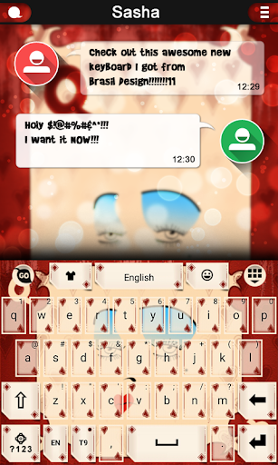 Queen Of Hearts Keyboard Theme