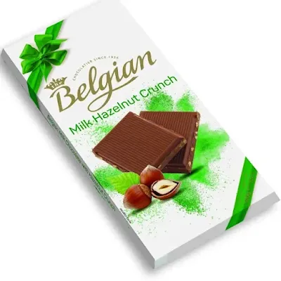 The Belgian Bar Milk Hazelnut Crunch - 100 gm