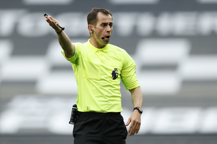 Referee Peter Bankes made the penalty call in the match between Tottenham Hotspur and Newcastle United at Tottenham Hotspur Stadium, London on September 27, 2020