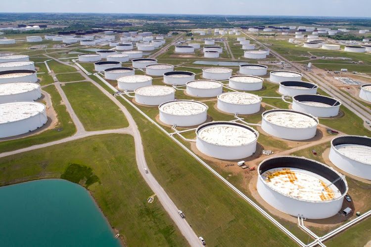 A crude oil storage facility/