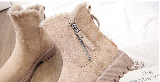 Title 9, Warm Mid Tube Plus Velvet Padded Cotton Shoes k...