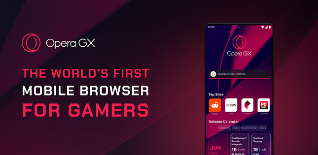 Opera GX is a gaming browser made especially for gamers