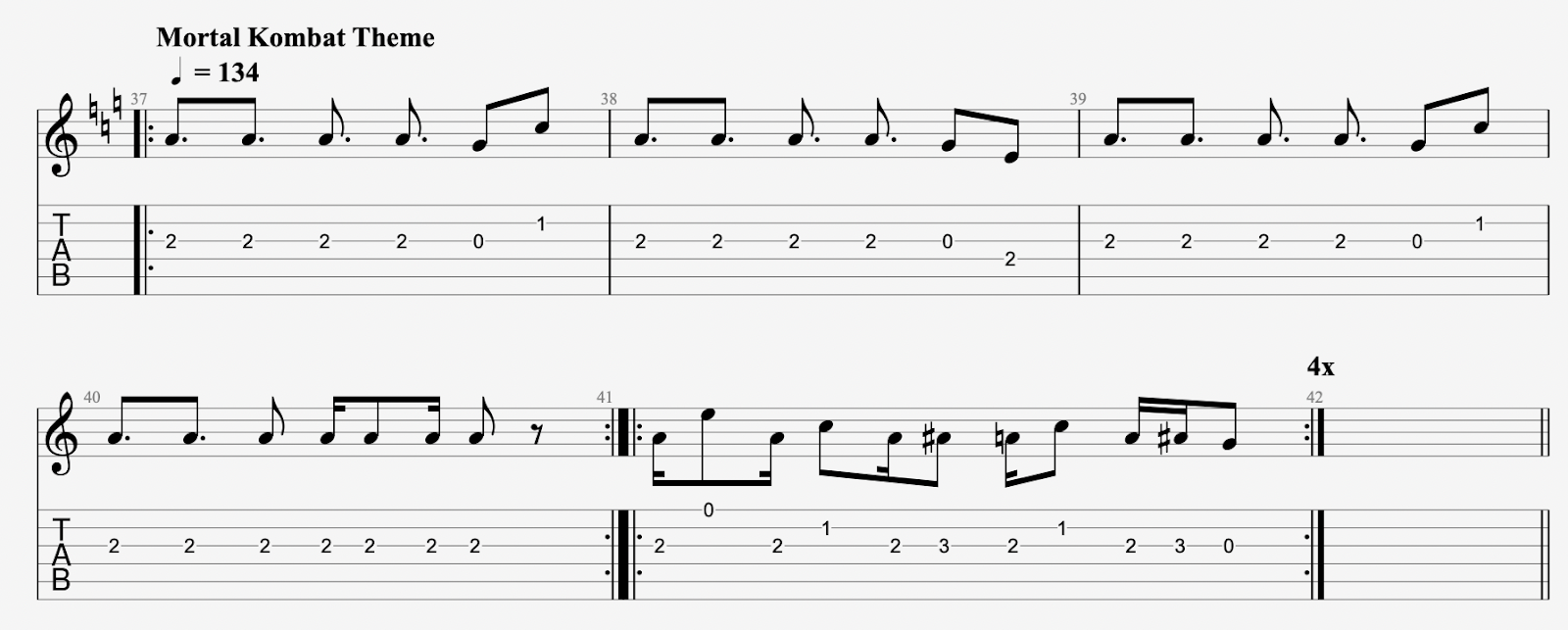 How To Read Guitar Tabs For Video Game Music