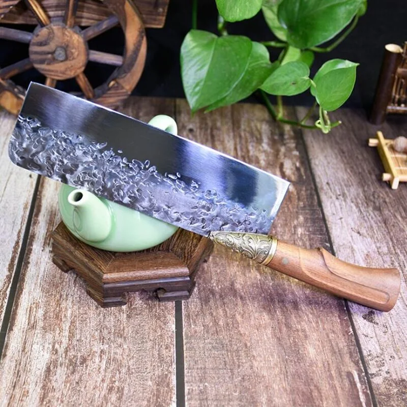 Longquan Handmade Kitchen Knife for precision cutting and slicing. Experience the sharpness and durability of this exper
