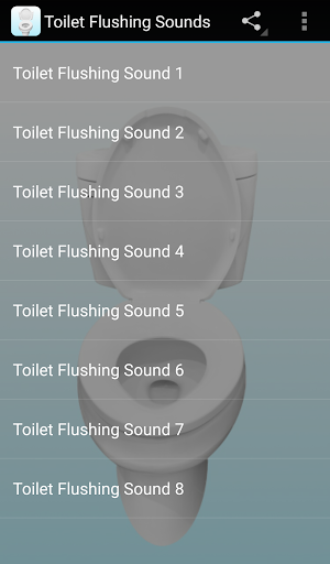 Screenshot Toilet Flushing Sounds