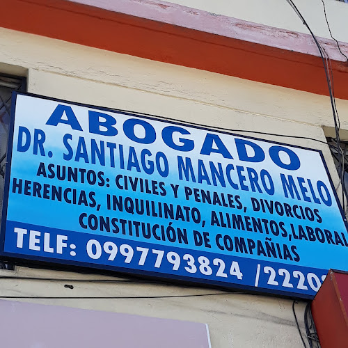Opiniones de Dr. Santiago Mancero Melo en Quito - Abogado