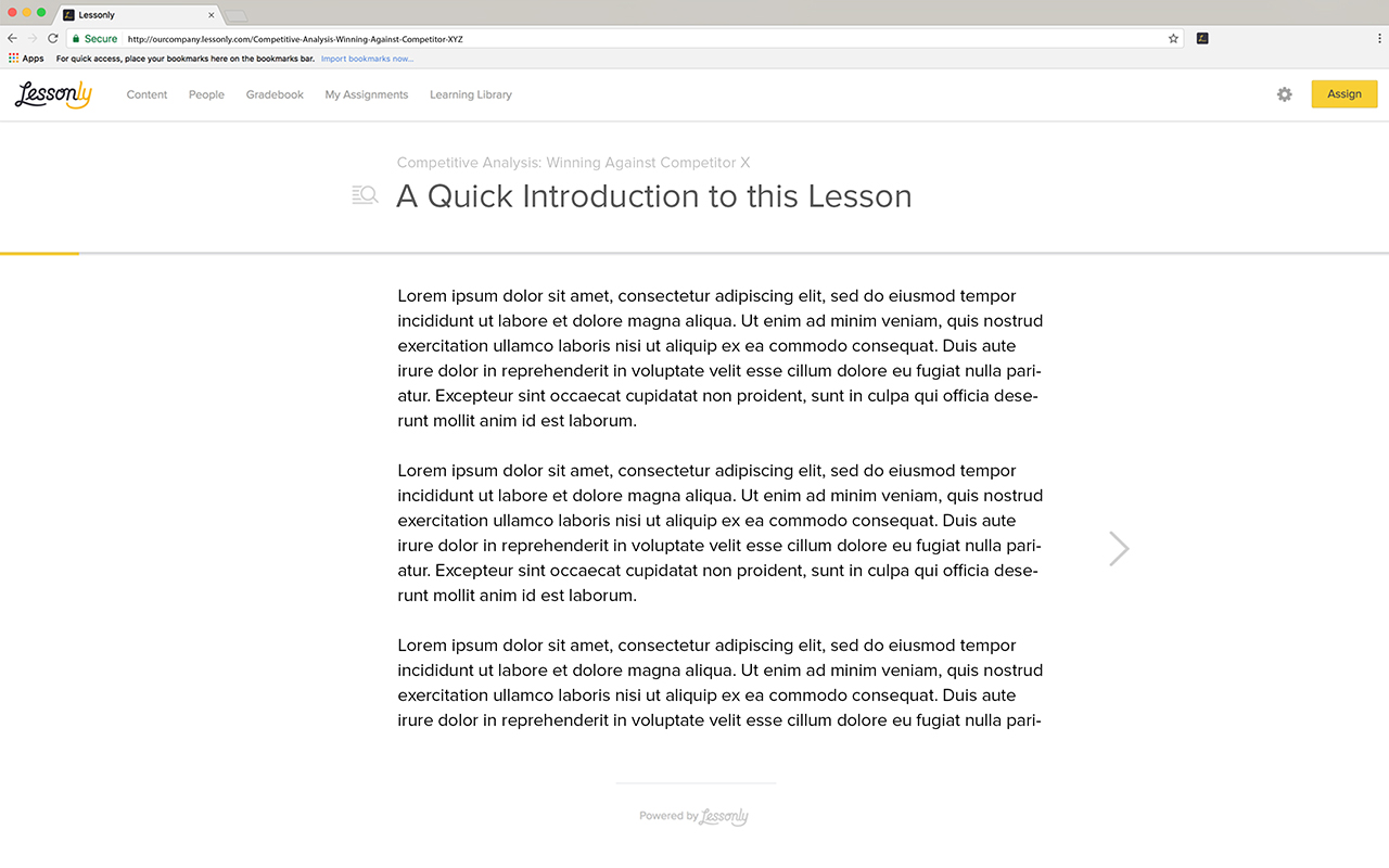 Lessonly For Chrome Preview image 4