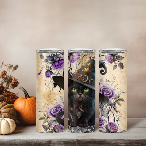 Title 2, Halloween 20oz Stainless Steel Straight Tumbler...
