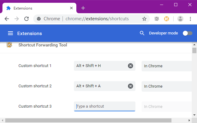 Shortcut Forwarding Tool Preview image 2