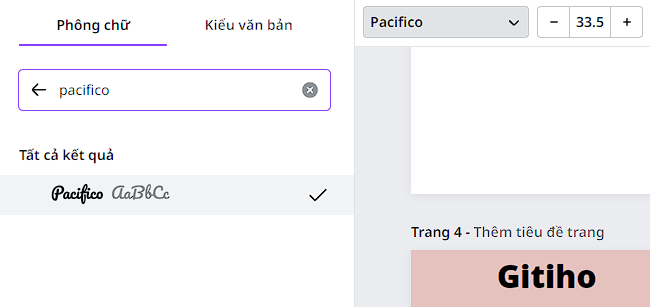 Cách sử dụng Font chữ việt hóa trên Canva