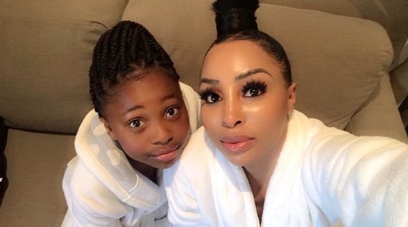 Khanyi and her twin.