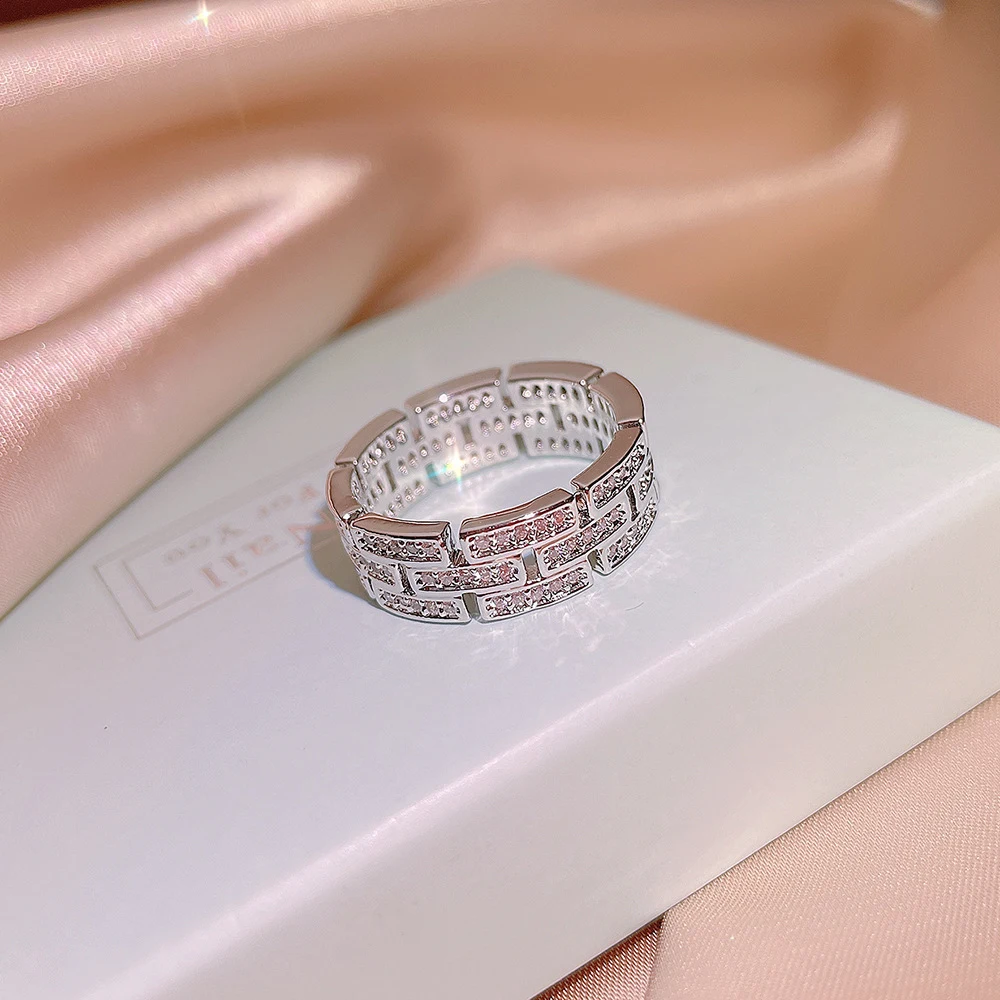 Title 5, Bague femme en zircon, tendance, simple et élég...