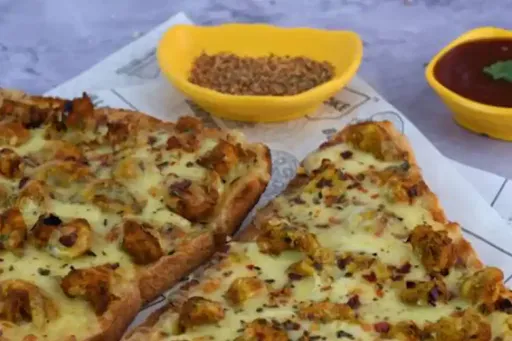 Square Extra Chicken Garlic Bread [4 Pieces]