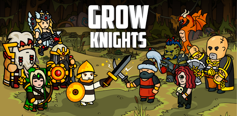 Grow Knights - merge heroes and conquer castles