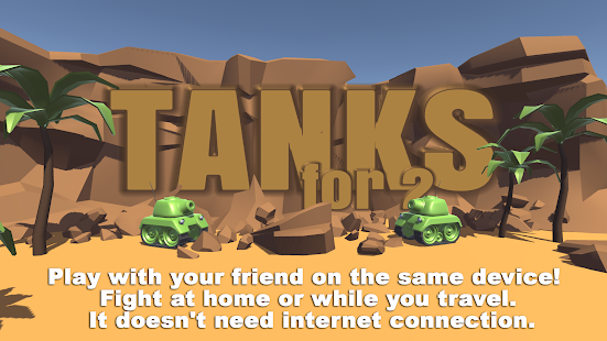 Tanks 3D for 2 players on 1 device - split screen 2.8 APK + Mod (Uang yang tidak terbatas) untuk android