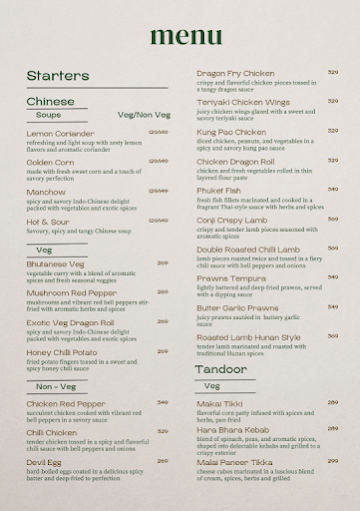 Angad Restaurant menu 