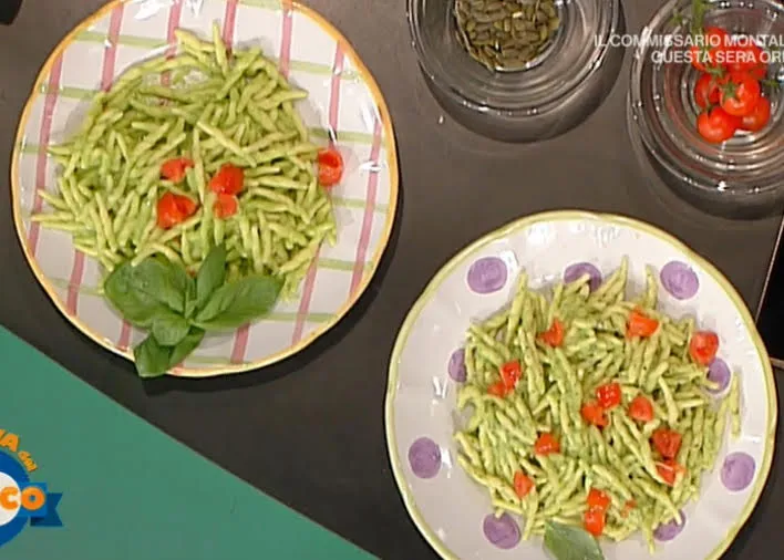 Trofie al pesto di zucchine