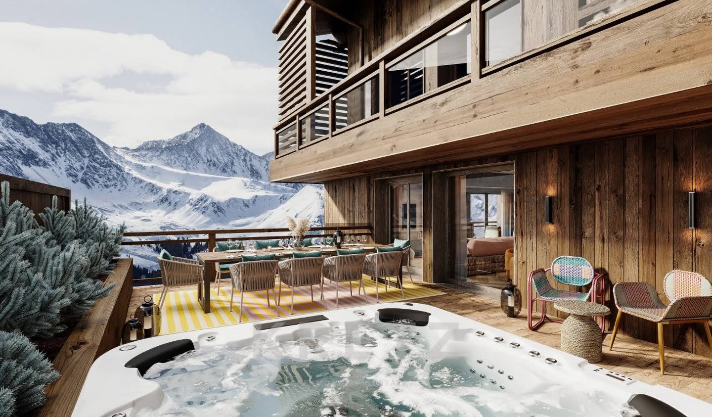 Apartment with terrace Courchevel