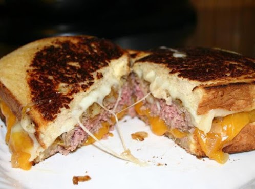 Grilled Cheese Burgers!