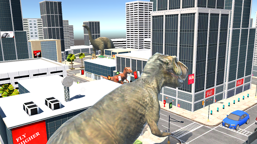 Dinosaur Simulator - City destroy
