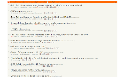 Hacker News Tweak