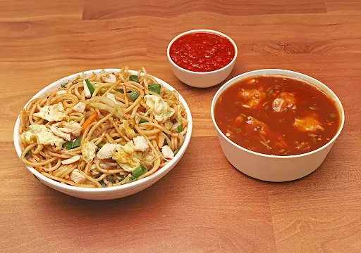 Chicken Manchurian Noodles