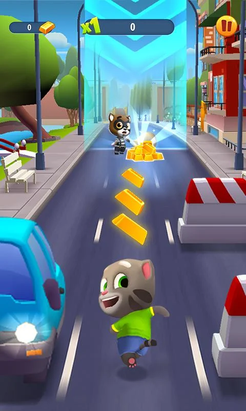   Talking Tom: Corrida do Ouro: captura de tela 