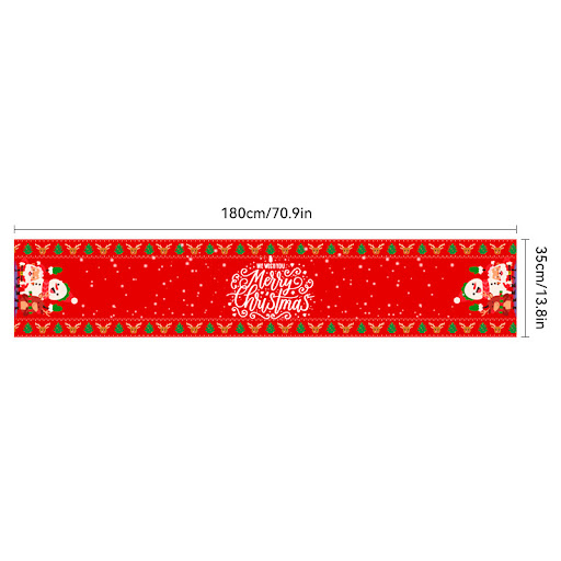 Title 10, Christmas Tablecloth Polyester Fiber Oxford Clo...