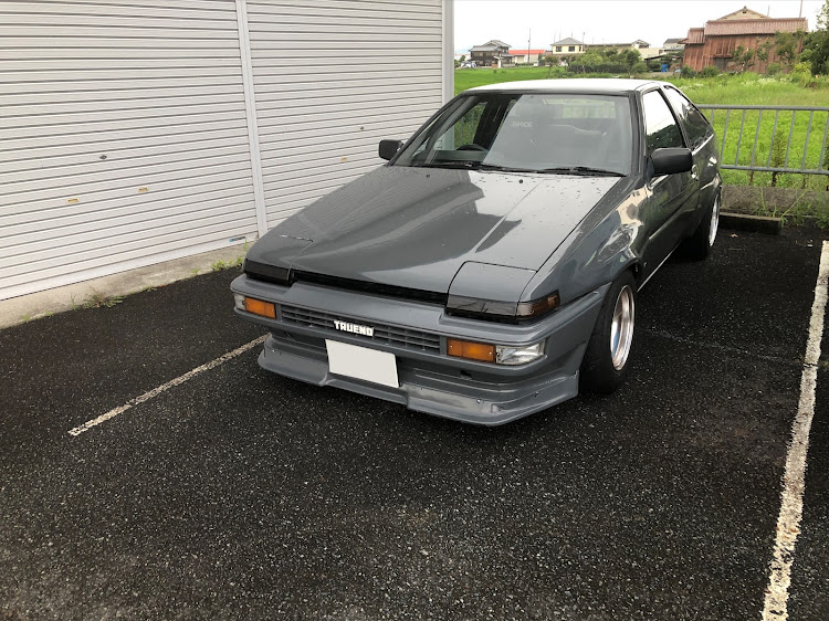 スプリンタートレノの７月もよろしくお願いいたします・3年ぶりに・鯛美味かった・いろんな遊びがあるよね❗️・ハチロク拗ねてる？に関するカスタム事例の投稿画像1枚目