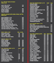 Fateh's Grill menu 1