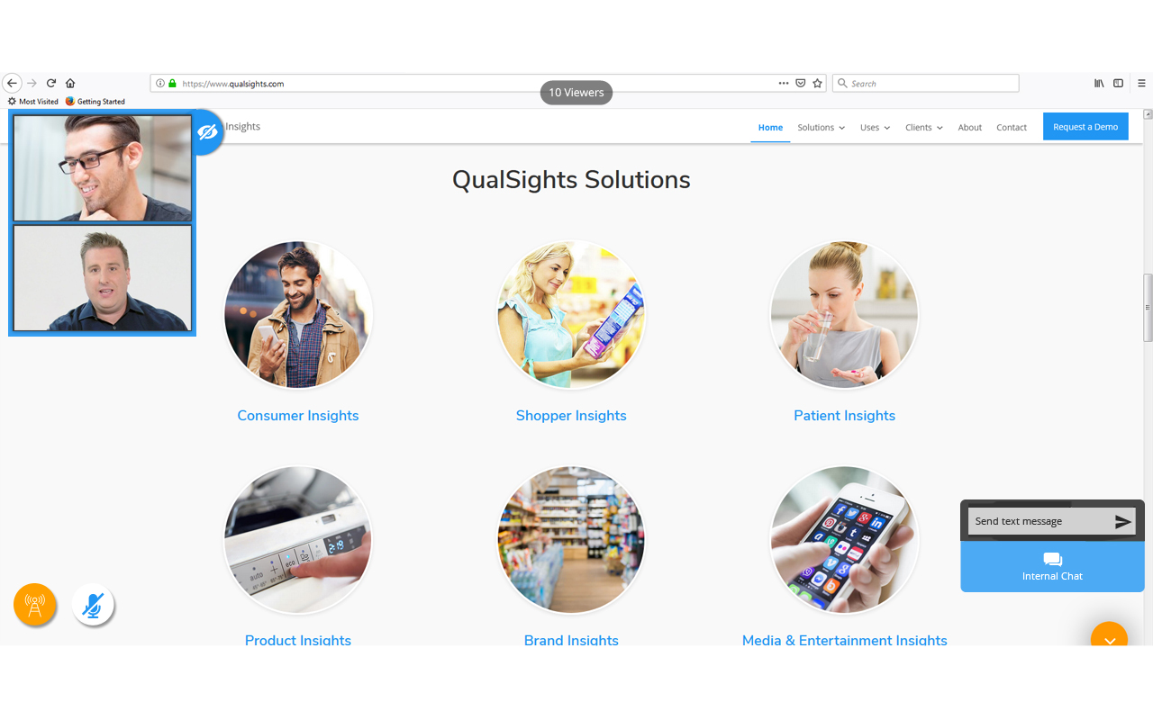 QualSights Web Screen Sharing Preview image 5