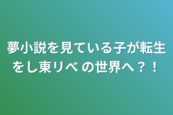 夢小説を見ている子が転生をし東リべ の世界へ？！