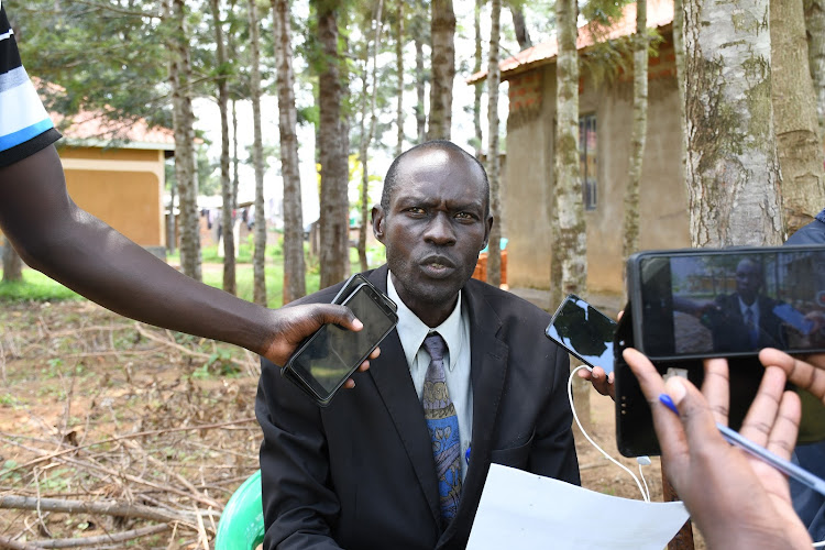 Pastor Vincent Emuria, the funder of church where the girl prays from.