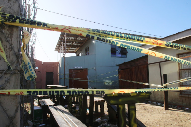 Enyobeni Tavern, where 21 East London children lost their lives. Picture: MICHAEL PINYANA