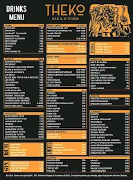 Theko menu 2