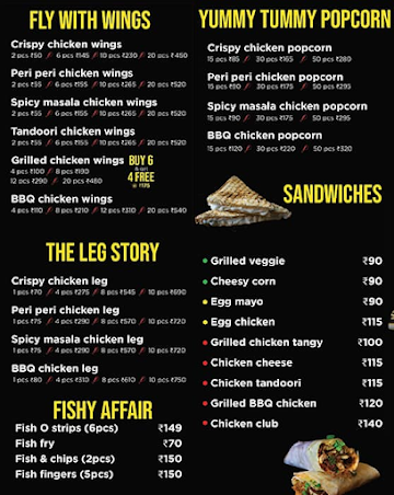 The Bahubelly menu 