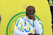 Mamelodi Sundowns legend Daniel Mudau during the Mamelodi Sundowns homecoming activation talent announcement at Soshanguve Crossing Mall on September 16 2022 in Pretoria. He is the club’s supporters’ coordinator. 