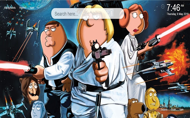 Family Guy HD Wallpaper New Tab